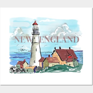 New England Posters and Art